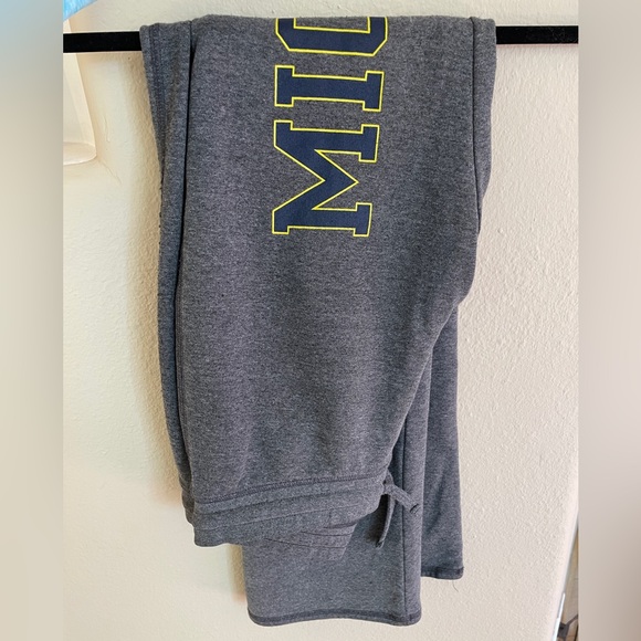 University of Michigan Champion Gray Sweatpants - Picture 4 of 10